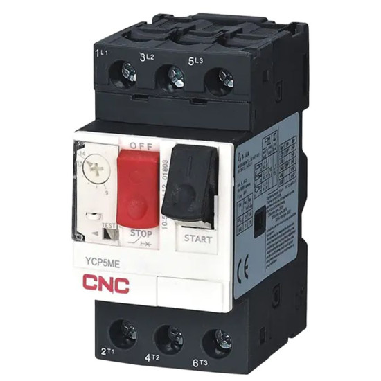 Автомат захисту двигуна CNC YCP5-25-ME07 1,6-2,5A
