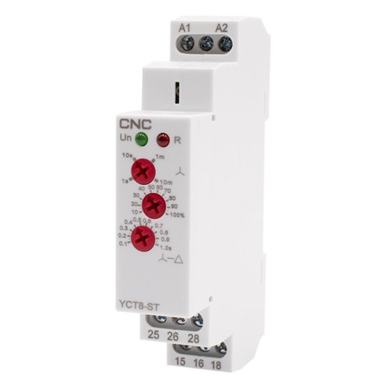 Реле витримки часу CNC Electric YCT8-ST AC 230В 2СО 16А АС1 250В/DC 24В (Б00044217)