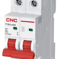 Модульний автоматичний вимикач CNC YCB9-80M 2Р 10kА С 25А (Б00043992)