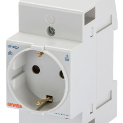 Розетка на DIN-рейку GEWISS 2P+E 250В/16А 2,5M (GW96522)