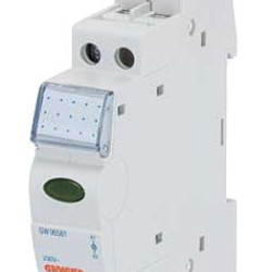 Зелений модульний LED індикатор GEWISS 16А 230В 1М