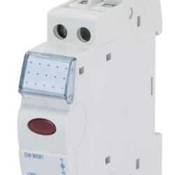 Червоний модульний LED індикатор GEWISS 16А 230В 1М