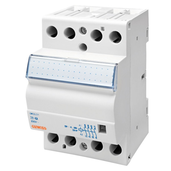 Модульний контактор GEWISS CTR 40A 2NO 230В 3M (GWD6721)