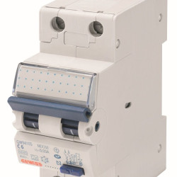 Диференціальний автомат GEWISS COMPACT RCBO 1P+N C6 6kA AC/0.03 2M (GW94105)