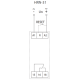 Реле контролю напруги ETI 2471450 HRN-31 (48-276В AC/DC, 1x16A AC1)