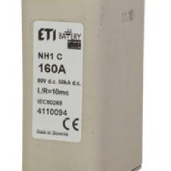 Запобіжник Eti NH-1C Battery 160A 80В DC (4110094)