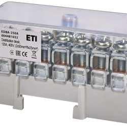 Розподільний клемний блок ETI EDBA-250A (400В 1х120мм²/1х50мм²+8х25мм²)