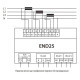 Аналізатор параметрів мережі ETI END25-ETHA Ethernet RTC 8 Mб вбудованої пам'яті (4656955)