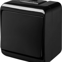 Вимикач 1-клавішний Eti Hermetics VHE-1-BL IP54 чорний (4668080)