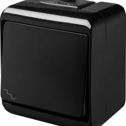 Прохідний вимикач Eti Hermetics VHE-3-BL IP54 чорний (4668082)