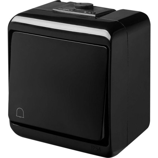 Кнопка дзвінок Eti Hermetics VHE-4-BL IP54 чорна (4668083)
