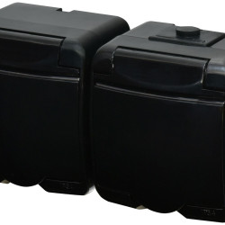 Розетка двухмісна Eti Hermetics RHE-2s-BL із з/к IP54 чорна/чорна кришка (4668094)