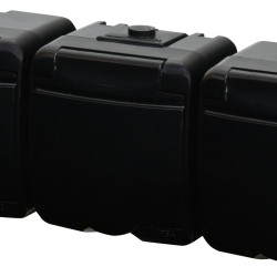 Розетка тримісна Eti Hermetics RHE-3s-BL із з/к IP54 чорна/чорна кришка (4668095)