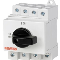 Вимикач навантаження GEWISS 4Р 32А 1000В DC (GW96187)