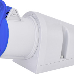 Настінний силовий роз'єм ETI 004482037 EZ-3232 IP44 (32A 230V 2P+PE)