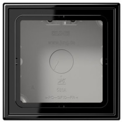 Підрозетник Jung LS Cube LS581ASW одномісний чорний