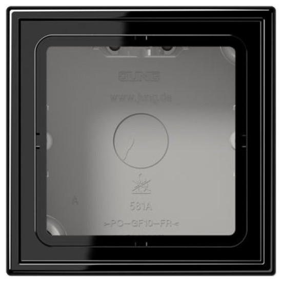 Підрозетник Jung LS Cube LS581ASW одномісний чорний
