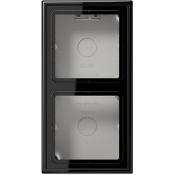 Підрозетник Jung LS Cube LS582ASW двомісний чорний