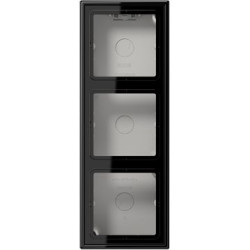 Підрозетник Jung LS Cube LS583ASW тримісний чорний