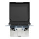 Механізм розетки SCHUKO з кришкою Merten System M, MEG2311-0403 (матовий чорний)