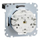 Механізм розетки SCHUKO з кришкою та захисними шторками Merten System M, MEG2310-0403 (матовий чорний)
