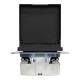 Механізм розетки SCHUKO з кришкою та захисними шторками Merten System M, MEG2310-0403 (матовий чорний)