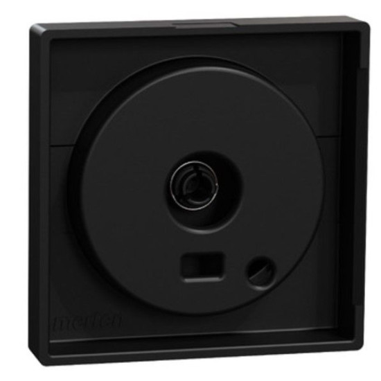 Центральна панель світлорегулятора Merten System M, MEG5250-0403 чорна матова