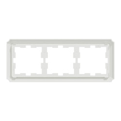 Тримісна рамка Schneider Electric Merten D-Atique MTN4030-4735 білий лотус