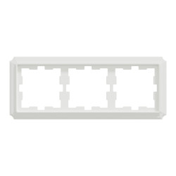 Тримісна рамка Schneider Electric Merten D-Atique MTN4030-4735 білий лотус