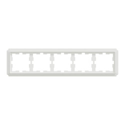 П'ятимісна рамка Schneider Electric Merten D-Atique MTN4050-4735 білий лотус
