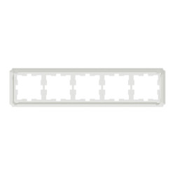 П'ятимісна рамка Schneider Electric Merten D-Atique MTN4050-4735 білий лотус