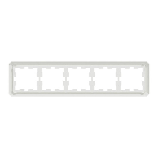 П'ятимісна рамка Schneider Electric Merten D-Atique MTN4050-4735 білий лотус