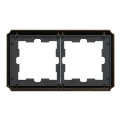 Рамка 2-постова Schneider Electric Merten D-Atique MTN4020-4752 мокко