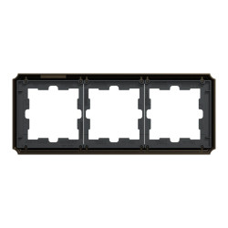 Рамка 3-постова Schneider Electric Merten D-Atique MTN4030-4752 мокко