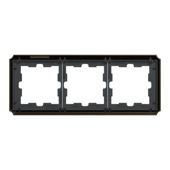 Рамка 3-постова Schneider Electric Merten D-Atique MTN4030-4752 мокко