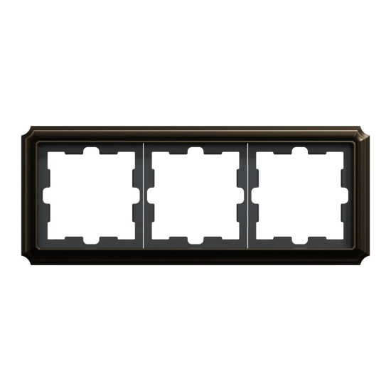 Рамка 3-постова Schneider Electric Merten D-Atique MTN4030-4752 мокко