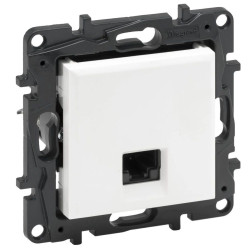 Механізм розетки комп'ютерної RJ-45 UTP Cat.5e Legrand Niloe Step білий
