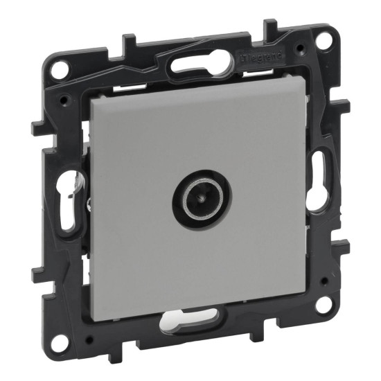 TV розетка Legrand Niloe Step зірка алюміній (863374)