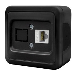 Накладна комп'ютерна розетка NE-AD MULTIMA 92-53-23-D1 CAT6 чорна