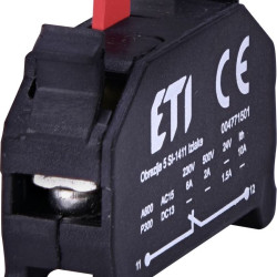 Блок контактів ETI 4771501 E-NC (1NC, з гвинтовими клемами)