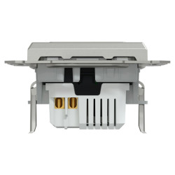 USB розетка Schneider Electric Asfora EPH2700561 тип A+C, 21Вт 3A алюміній