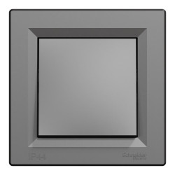 Одноклавішний вимикач Schneider Electric Asfora EPH0100271 (антрацит)