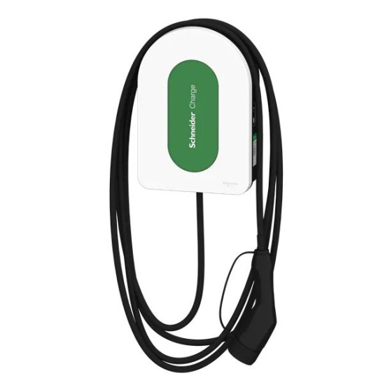 Зарядна станція Schneider Electric EVH5A07N2C7 EVH5A07N2C7 1P+N Type2 32A 7,4кВт з вбудованим кабелем 7м