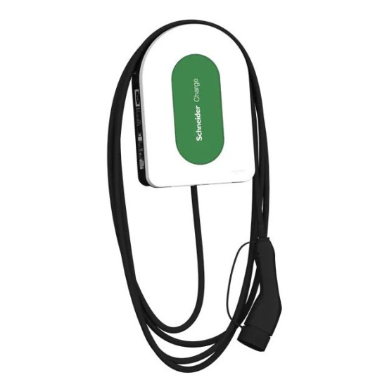 Зарядна станція Schneider Electric EVH5A07N2C7 EVH5A07N2C7 1P+N Type2 32A 7,4кВт з вбудованим кабелем 7м