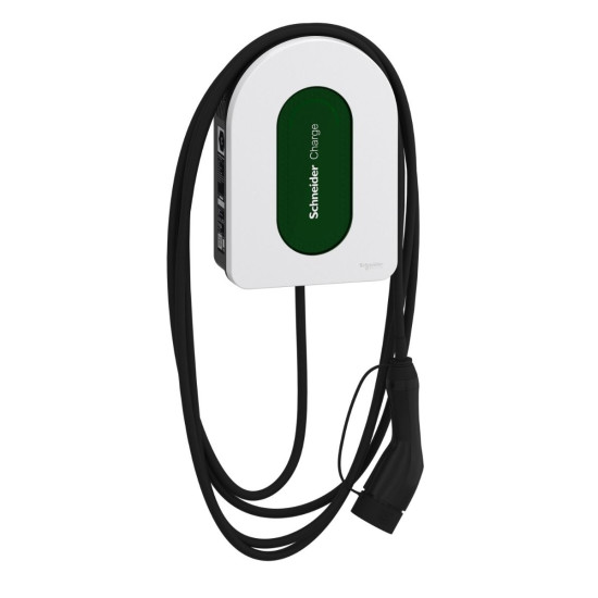 Зарядна станція Schneider Electric EVH5A07N2C7 EVH5A07N2C7 1P+N Type2 32A 7,4кВт з вбудованим кабелем 7м