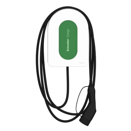 Зарядна станція Schneider Electric EVH5A07N2C5 1P+N Type2 32A 7,4кВт з вбудованим кабелем 5м