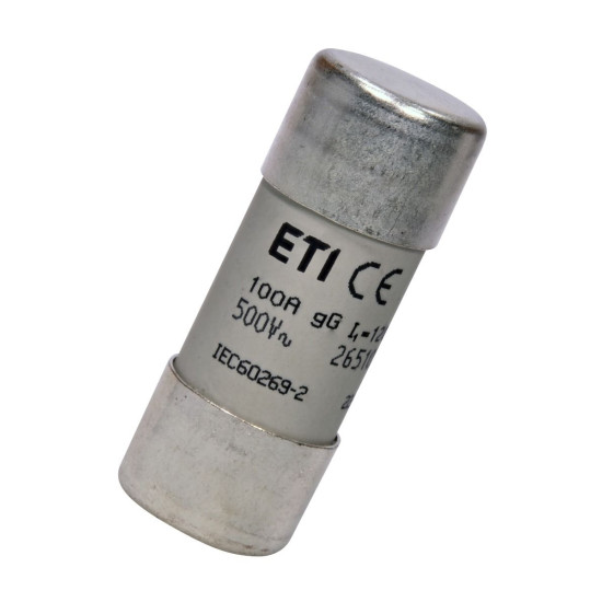 Запобіжник ETI CH22x58 gG 100A/500В (2651050)
