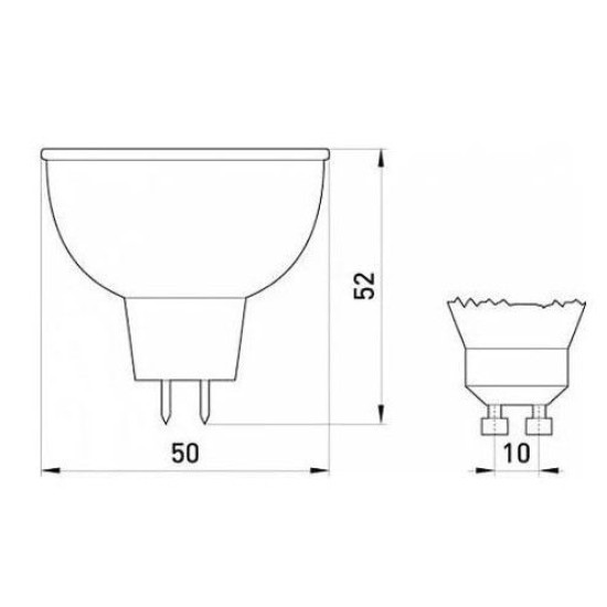 Галогенна лампа E.Next e.halogen.gu10.220.20 GU10 220В 20Вт (l004018)