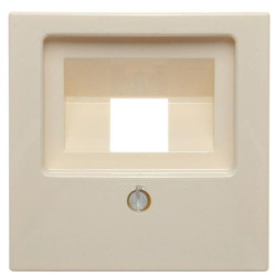 Центральна плата розетки ABB Basic 55 2CKA001753A0098 1803-92-507 (слонова кістка)