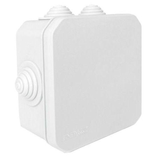 Коробка розподільча з кабельними вводами з подвійним замком DKC IP55 100х100х50мм  (54800)